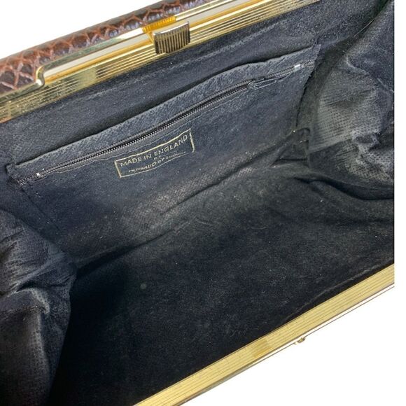 Vintage Persaud Faux Snakeskin Clutch - Picture 13 of 15